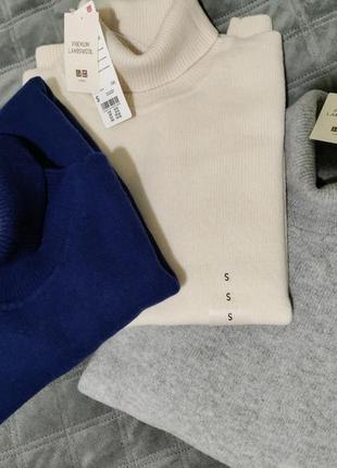 Свитер шерсть 100%, р. s, m uniqlo