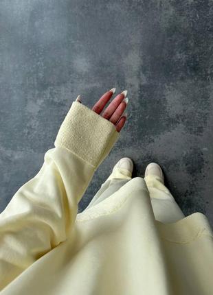 ‼️не кошлатиться‼️удобный костюм трехнитка петля с эластаном, брючный костюм оверсайз4 фото