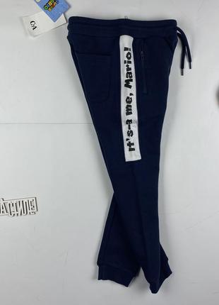 Новые брюки джоггеры c&amp;a mario 122см синие8 фото