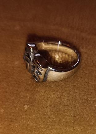 Оригинальное кольцо 17.5 р перстень маска череп 💀 панк рок металл нержавеющая сталь9 фото