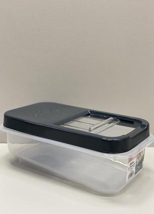 Контейнер для хранения сыпучих продуктов 5 л soft chef 00764 прозрачный с серым