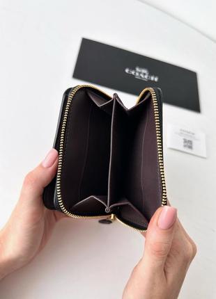 Coach billfold wallet женский кожаный брендовый кошелек коуч коач оригинал портмоне на подарок жене на подарок девушке4 фото