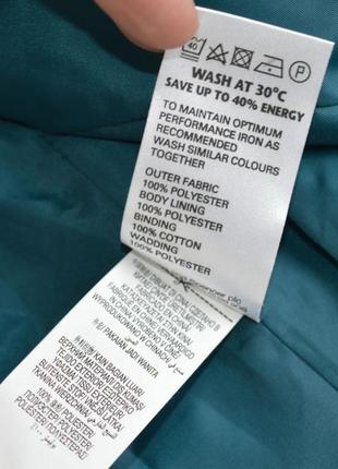 Брендовая стеганая водоотталкивающая куртка m&s classic thinsulate 3m stormwear этикетка5 фото