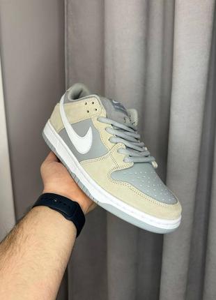 Кроссовки nike sb dunk sweet grey