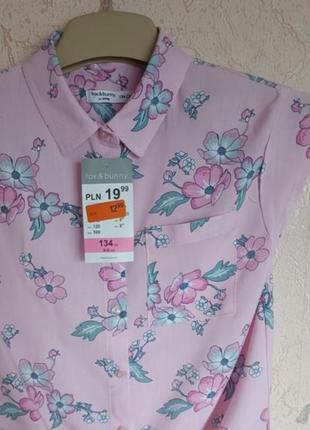 Распродажа новая блузка девушка р. 134 см