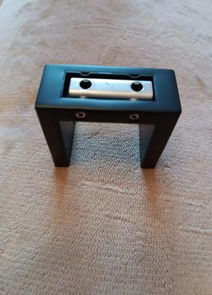Матовый черный гладкий держатель крючок с набором креплений нержавеющая сталь6 фото