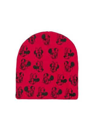 Шапка для девочки, малиновая, 97% хлопок , 52-54, топ юрма одяг
