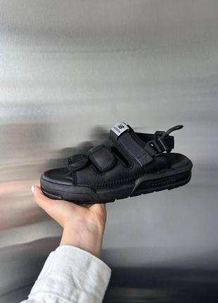 New balance slippers black1 фото