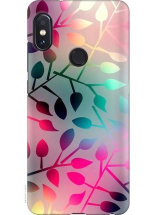 Чехол на xiaomi redmi note 5 листья чехол на ксяоми 600843ccse