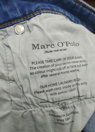 Marc o'polo класичні базові джинси скіні легінси на середній посадці а стилі печворк сині голубі w31 l34 s m9 фото