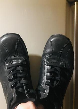 Шкіряні черевики ecco anti stress 40 ( 26.5) на широку ногу8 фото