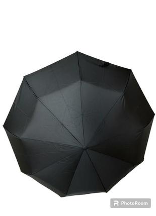 Зонт мужской в 3 сложения. полуавтомат. супермощный каркас с двойной спицей. lantana.