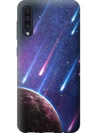 Чохол силіконовий бампер fts на samsung galaxy a50 2019 a505f з малюнком космос зореспад