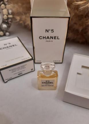 Chanel n5 парфюмированная вода (мини) 1,5 мл3 фото