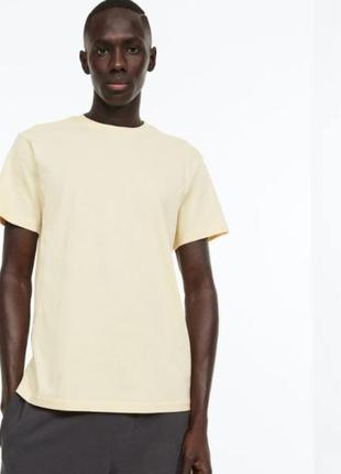 Футболка  h&m из легкого хлопкового трикотажа