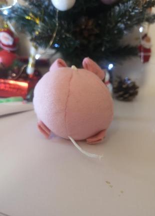 Порося 🐽 м'яка іграшка-м'ячик свиня свинка3 фото