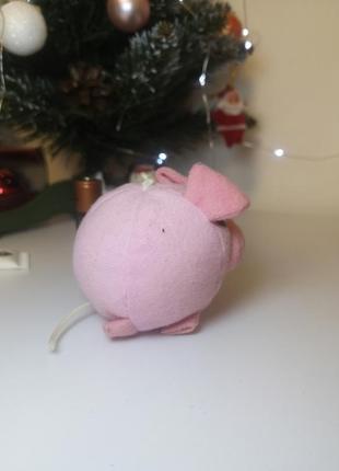 Порося 🐽 м'яка іграшка-м'ячик свиня свинка5 фото