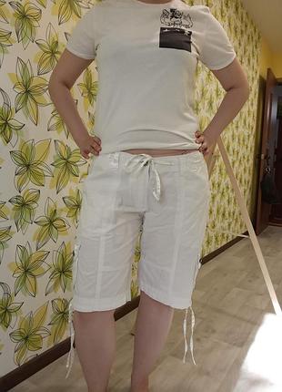 Sale легкие летние короткие шорты белые papaya