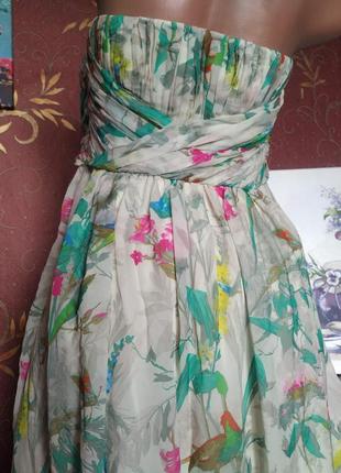 Длинное платье с цветочным принтом от ted baker7 фото
