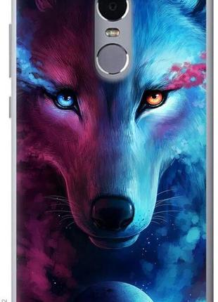Чохол на xiaomi redmi note 4x арт вовк кейс для ксяомі 600184csa