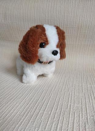 Щенок собачка интерактивная лает, движется