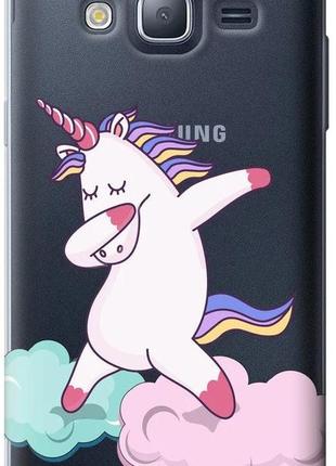 Чехол на samsung galaxy j3 duos (2016) j320h единорог dab бампер для самсунг 600867csae1 фото