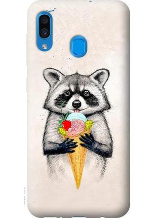 Чехол на samsung galaxy a30 2019 a305f енот чехол силиконовый самсунг 600714ccase