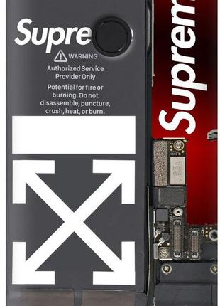 Чохол силіконовий бампер fts на xiaomi mi a1 з малюнком supreme