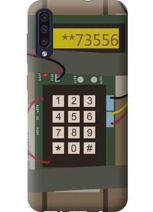 Чохол силіконовий бампер fts на samsung galaxy a50 2019 a505f з малюнком csgo бомба