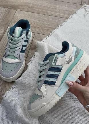 Кроссовки adidas forum turquoise