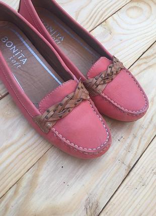 Балетки мокасини шкіра м'які