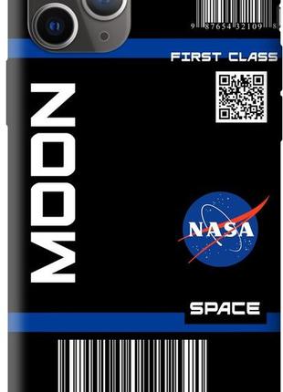 Силіконовий чохол бампер fts для apple iphone 11 pro max з малюнком nasa travel