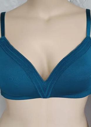F&amp;f бюстгальтер 75dd 34dd без кісточок бірюзовий