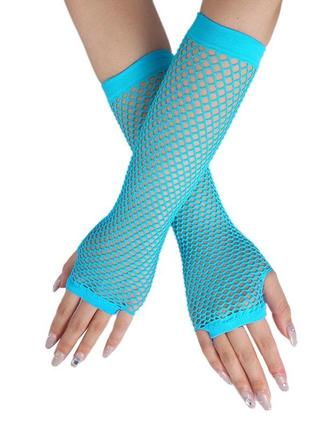 7-43 сіточні мітенки рукавички митенки перчатки сетка