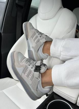 Кроссовки adidas forum bad bunny grey