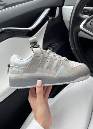 Кроссовки adidas forum bad bunny grey8 фото