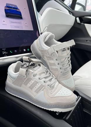 Кроссовки adidas forum bad bunny grey4 фото