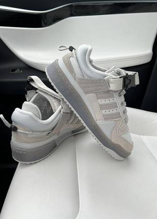 Кроссовки adidas forum bad bunny grey2 фото