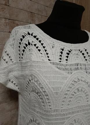 Хлпковое   ажурное платье 2