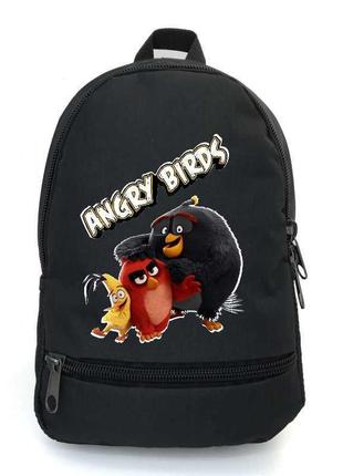 Рюкзак angry birds 0015 підлітковий cappuccino toys (ang 0015-black) чорний