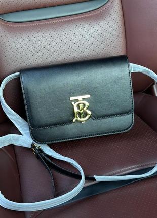 Сумка burberry calfskin mini tb bag black