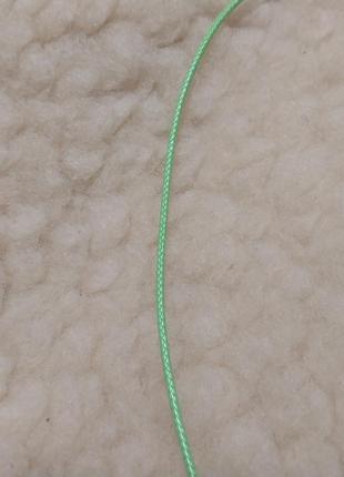 Жгут ланцюг ланцюжок для кулона медальйона підвіска салатовий 59 см3 фото