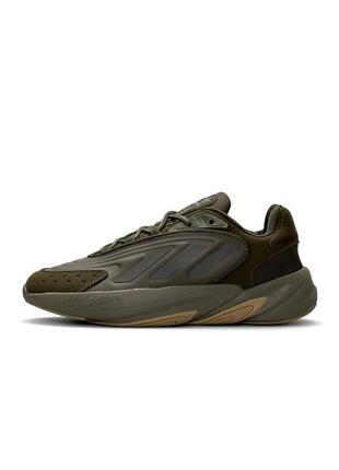 Чоловічі кросівки adidas ozelia khaki хакі3 фото