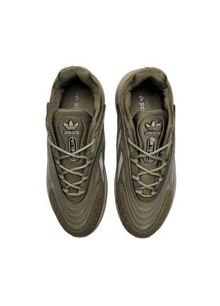 Чоловічі кросівки adidas ozelia khaki хакі5 фото