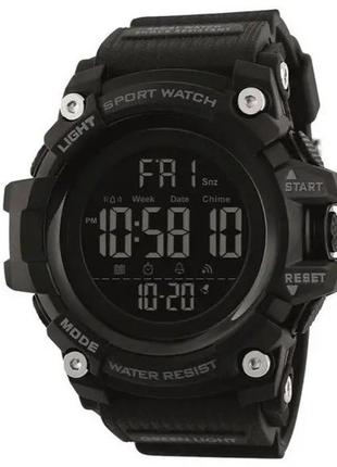 Часы наручные мужские skmei 1384bk black, водонепроницаемые мужские часы. цвет: черный ku-22