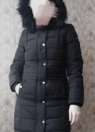Пуховик длинный зимний фирменный