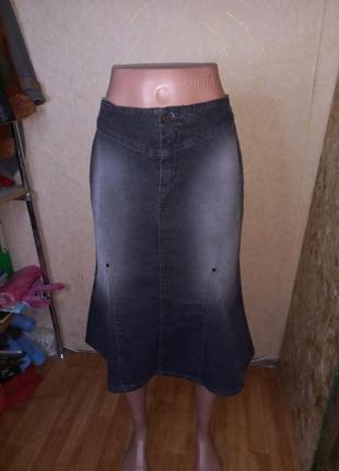 Джинсовая юбка marella 44-46 размер1 фото