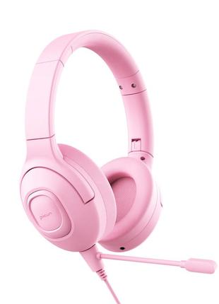 Детские проводные наушники picun q5 pink