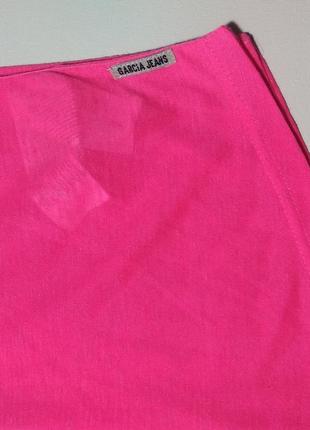 Футболка garcia розовая женская легкая жіноча рожева гарсия xs s m5 фото