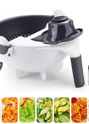 Овочерізка wet basket vegetable cutter 9в1